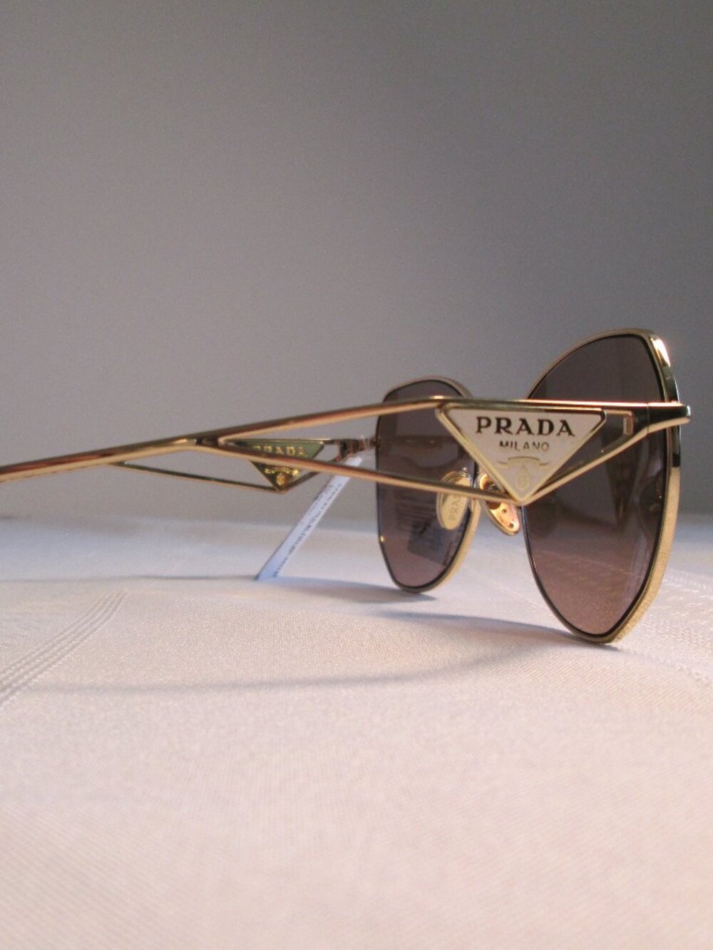 Prada SPR 57Y Sunglasses – Pale Gold | NWT - Picture 8 of 12